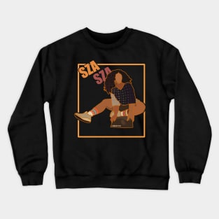 SZA Retro Design Crewneck Sweatshirt